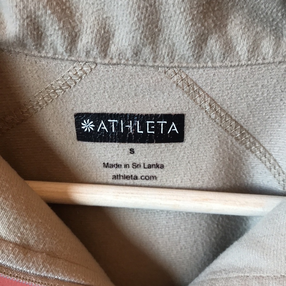Athleta Waterproof Half Zip Pullover Size Small - image 2